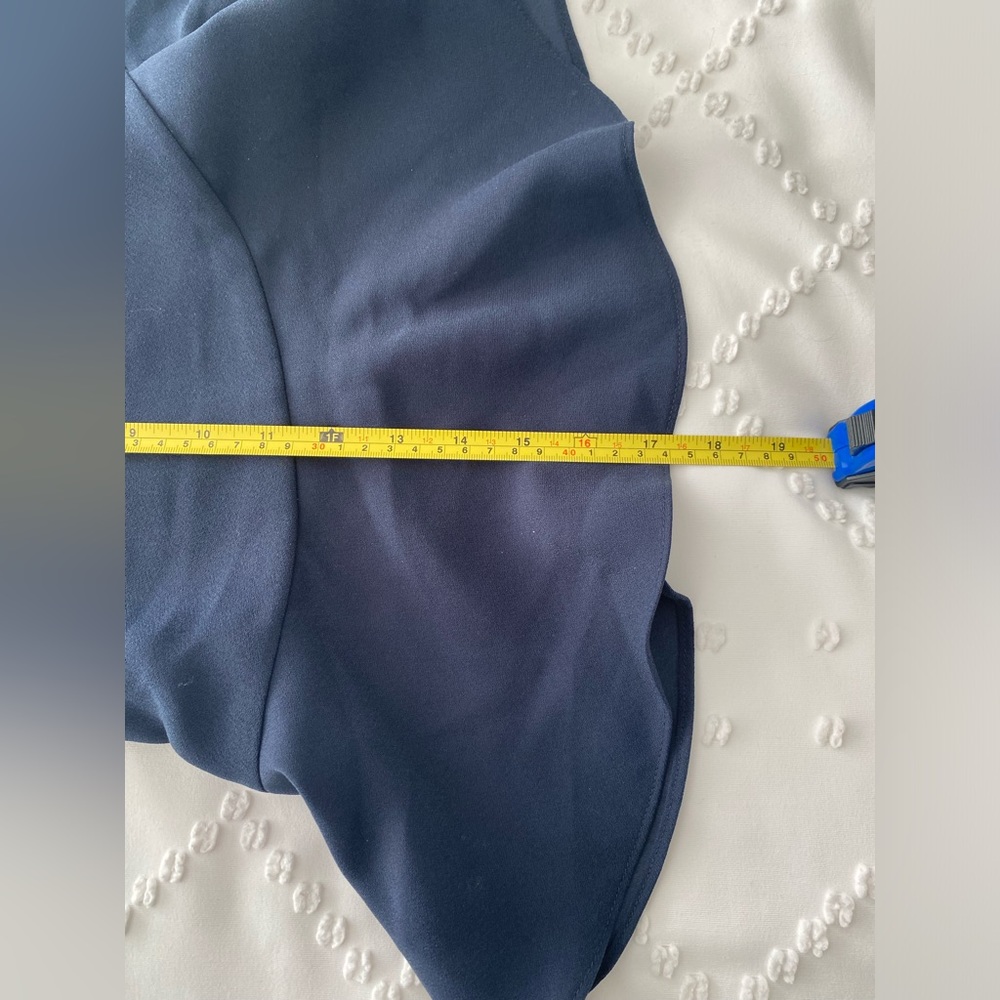 Banana Republic Navy Flounce Dress - Picture 5 of 6